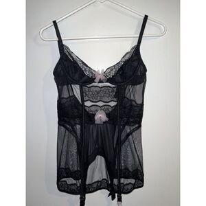 VICTORIAS SECRET lingerie top  - 34B-Adjustable Straps With Clips
